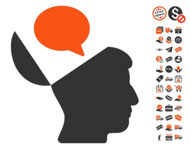 Açık fikirli görüş simgesi ücretsiz bonus