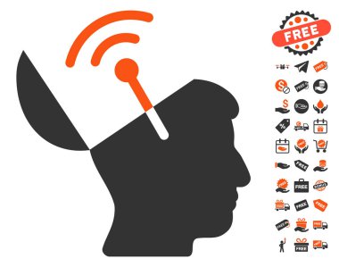 Açık fikirli radyo arayüzü simgesi ücretsiz bonus