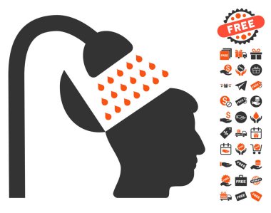 Açık fikirli duş simgesi ücretsiz bonus