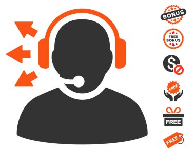 Operatör cevap konuşma simgesini ücretsiz bonus