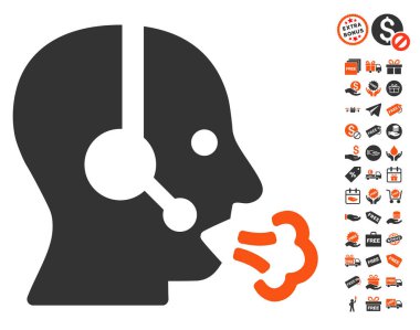 Operatör konuşma simgesini ücretsiz bonus