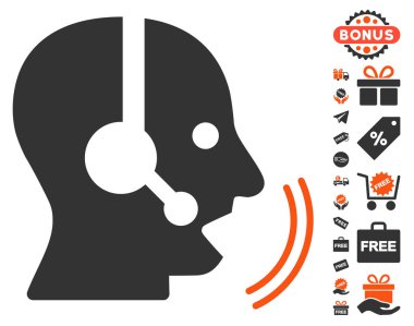 Operatör konuşma simgesini ücretsiz bonus