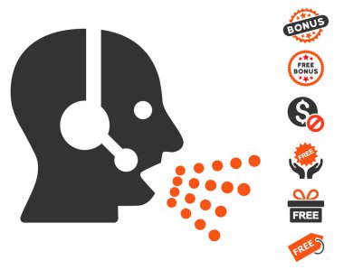 Operatör konuşma simgesini ücretsiz bonus