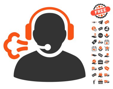 Operatör konuşma simgesini ücretsiz bonus