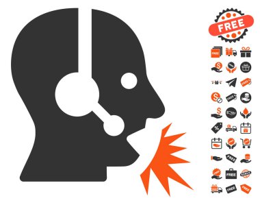 Operatör konuşma simgesini ücretsiz bonus