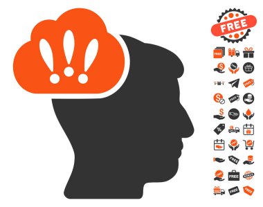 Ücretsiz Bonus ile sorun beyin fırtınası simgesi