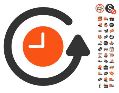 Saat simgesi ücretsiz Bonus ile geri yükleme