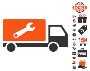 Ücretsiz Bonus ile hizmet araba simgesi