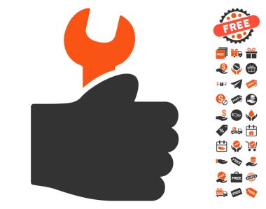 Hizmet el simgesi ücretsiz bonus