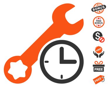 Hizmet saat simgesini ücretsiz bonus