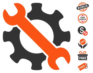 Ücretsiz Bonus simgesiyle hizmet araçları