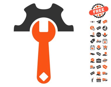 Ücretsiz Bonus simgesiyle hizmet araçları