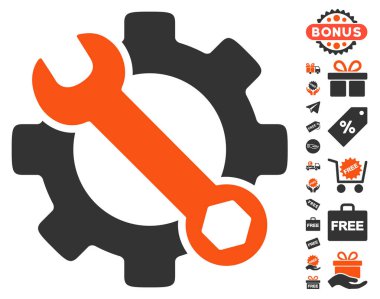 Ücretsiz Bonus simgesiyle hizmet araçları