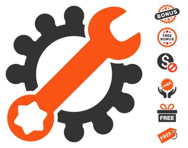 Ücretsiz Bonus simgesiyle hizmet araçları