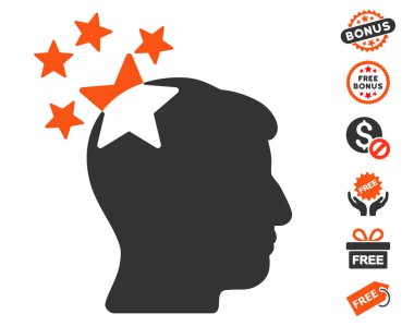 Yıldız kafa simgesi ücretsiz Bonus ile vurmak