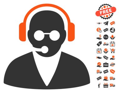 Ücretsiz Bonus ile destek işleç simgesi