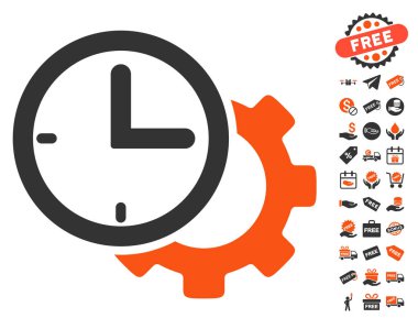 Zaman kurulum dişli simgesini ücretsiz bonus