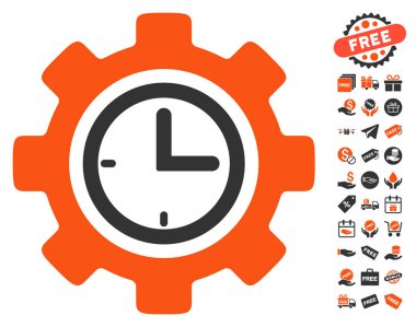 Zaman kurulum dişli simgesini ücretsiz bonus