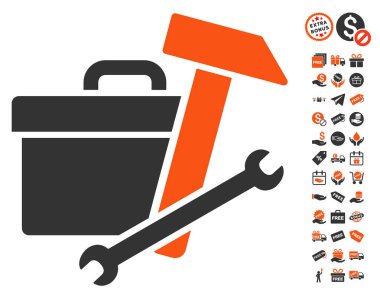 Araç kutusu simgesi ile ücretsiz Bonus