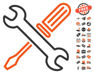 Araçlar simgesi ücretsiz Bonus ile ayarlama