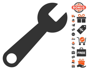 İngiliz anahtarı simgesini ücretsiz bonus