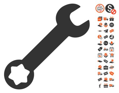 İngiliz anahtarı simgesini ücretsiz bonus