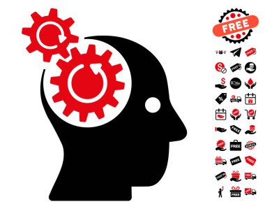 Beyin Gears döndürme simgesi ücretsiz bonus