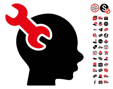 Beyin hizmet Wrench kutsal kişilerin resmi ile ücretsiz Bonus