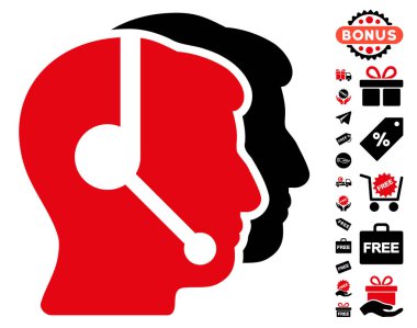 Çağrı merkezi operatörleri simgesi ücretsiz bonus