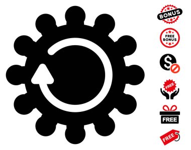 COG döndürme simgesi ücretsiz bonus