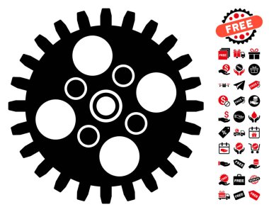 Ücretsiz Bonus dişli simgesiyle