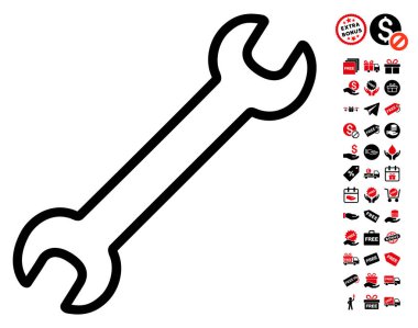 Ücretsiz Bonus ile kontur Wrench kutsal kişilerin resmi