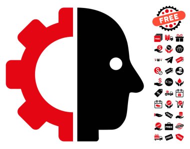 Cyborg kafa simgesi ücretsiz bonus