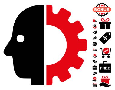 Cyborg kafa simgesi ücretsiz bonus