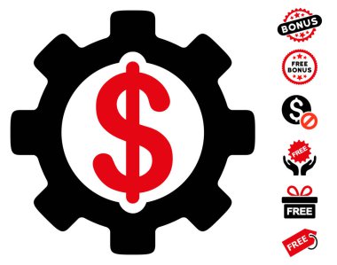 Ücretsiz Bonus ile Geliştirme maliyet simgesi