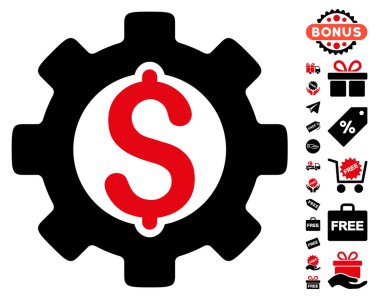 Ücretsiz Bonus ile Geliştirme maliyet simgesi