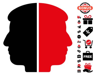 Çift yüzlü simgesi ücretsiz bonus