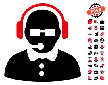 Ücretsiz Bonus ile kadın işleç simgesi