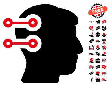 Ücretsiz Bonus kafa bağlayıcılar simgesiyle