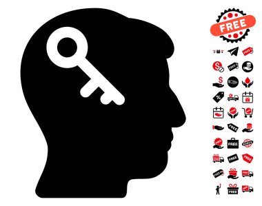 Kafa simgesi ücretsiz Bonus ile anahtar