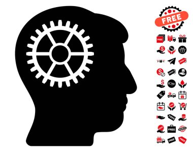Ücretsiz Bonus ile akıl Cog simgesi