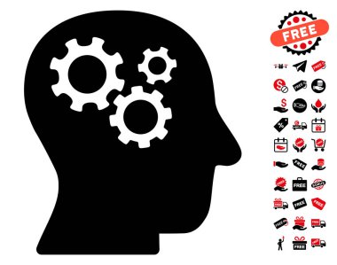 Ücretsiz Bonus ile akıl Gears simgesi