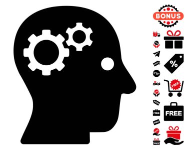 Ücretsiz Bonus ile akıl Gears simgesi