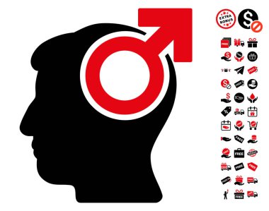 Ücretsiz Bonus ile akıl kudret simgesi