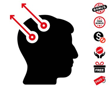 Sinirsel arayüz fişler simgesi ücretsiz bonus