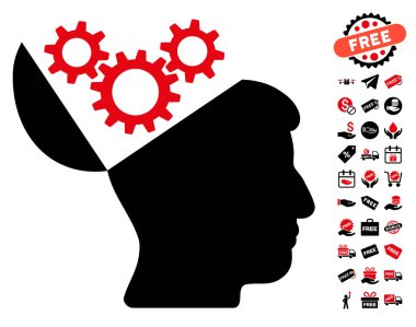 Açık fikirli Gears simgesi ücretsiz bonus