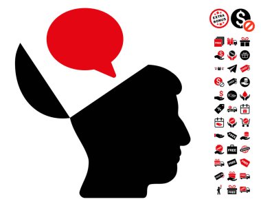 Açık fikirli görüş simgesi ücretsiz bonus