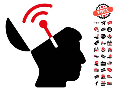 Açık fikirli radyo arayüzü simgesi ücretsiz bonus