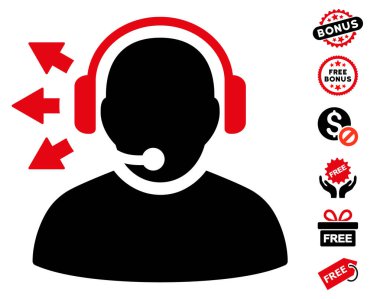 Operatör cevap konuşma simgesini ücretsiz bonus