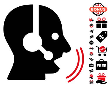 Operatör konuşma simgesini ücretsiz bonus